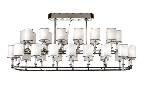 Lustre em Níquel Negro de 32 Lâmpadas