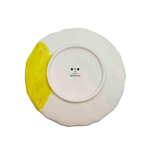 Prato cerâmico artesanal