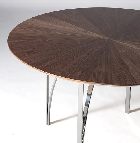 Mesa de Jantar Redonda Nogueira Canaletto