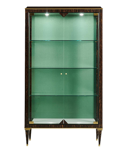 Armário Palm Wood com Detalhes em Latão