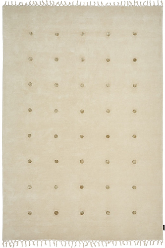 Tapete Punti Bege Tecido à Mão