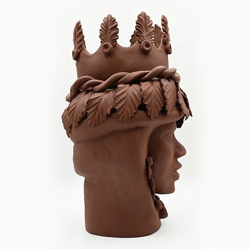 Escultura Moor's Head castanha