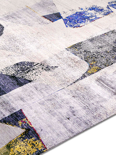 Tapete Original Cinzento Tecido à Mão