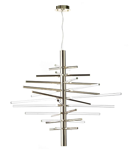 Lustre Twist em Vidro Dourado