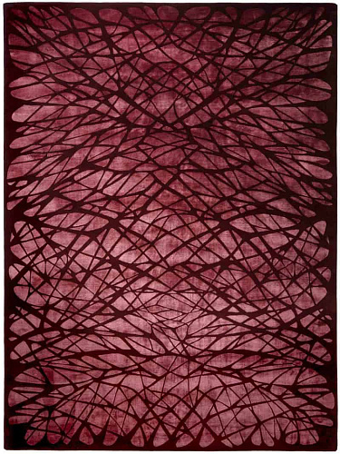 Tapete Dresden Vermelho Luxury Feito à Mão