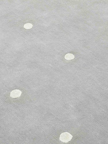 Tapete Punti Cinzento Tecido à Mão