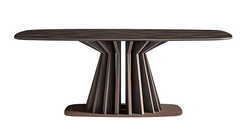 Mesa de Jantar Rectangular Escura