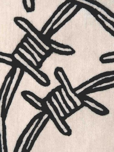 Tapete Barbed Wire Redondo