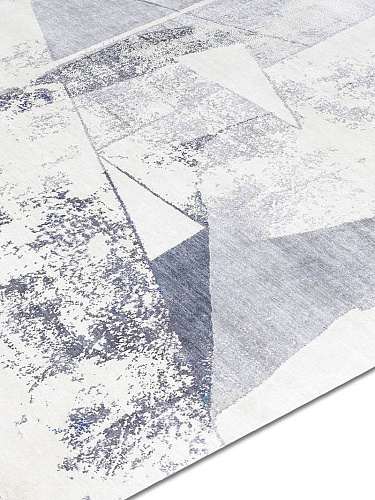 Tapete Original Cinzento Tecido à Mão