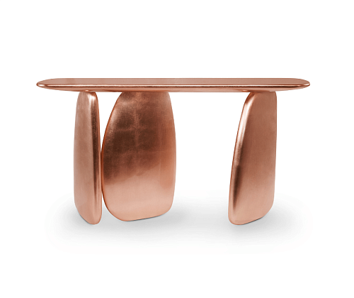 Consola Escultural de Cobre