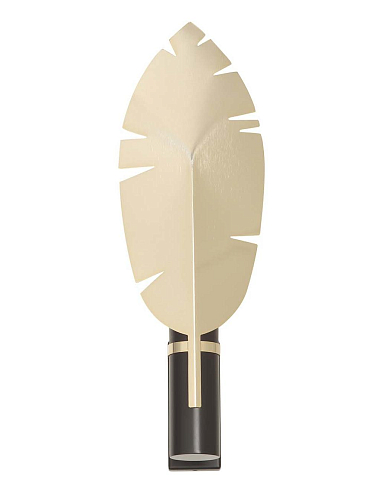 Aplique de Parede Leaf em Dourado
